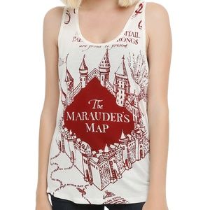 NWT Bioworld | Harry Potter Marauder's Map Tank